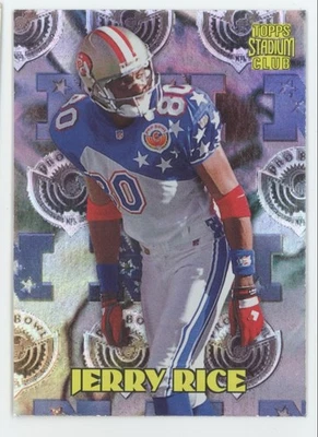 Topps Stadium Club Pro Bowl 1996 solo para miembros Jerry Rice 49ers #PB15 C23 Foto 1 de 2