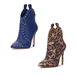 Jessica Simpson Pixillez Women's Studded Ankle Moto Boots - Picture 1 of 8