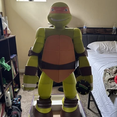 MICHELANGELO 48" TORTUGA NINJA MUTANTE ADOLESCENTE FIGURA COLOSAL JAKKS PACÍFICO NUEVO  Foto 1 de 4