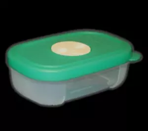 Tupperware Freeze Smart Container Mini 4,75 OZ Dial Fecha Congelador Mates Verde - Imagen 1 de 2