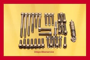 Suzuki GSXR 1100 stainless steel bolt kit screw-set motor engine cover GSXR1100 