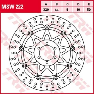 TRW LUCAS ZF DISQUE DE FREIN AVANT YAMAHA YZF 750R/SP '93-'98 (320X64X - Photo 1/1