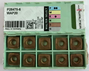 WALTER Drill Insert P28475-6 WAP20 ORIGINAL Made in Germany NEW 10 pcs. - Picture 1 of 2