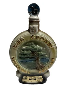 Bing Crosby Jim Beam Decanter Golf 29th National Pro-Am Pebble Beach EMPTY - Picture 1 of 5