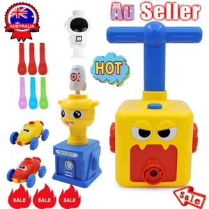 Upgraded Fun Inertia Balloon Powered Car Toys Aerodynamics + Launcher Rocket FZ - Picture 1 of 7