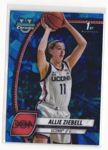 2024-25 1st Bowman Chrome University Sapphire SP #5 Allie Ziebell UCONN - Picture 1 of 2