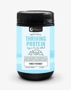 NUTRA ORGANICS THRIVING PROTEIN 450G ASSTD FLAVOURS - ORGANIC PEA/RICE BLEND - Picture 1 of 3
