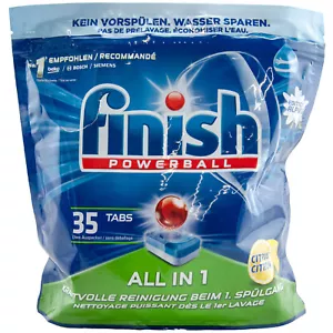 finish Powerball all in 1 CITRUS 1x 35 Tabs Spülmaschinentabs Geschirrspültabs - Bild 1 von 1