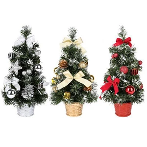 Mini Christmas Tree LED Light Up Artificial Christmas Tree Tabletop Ornaments - Picture 1 of 10