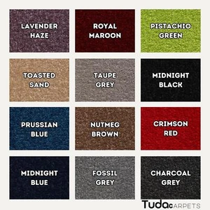 Tuda Carpets Sprinter 5mm Pile Budget Carpet with Felt Backing 8mm Total Height - Picture 1 of 13
