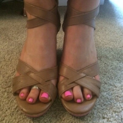 Nude wedges - Image 1 of 4