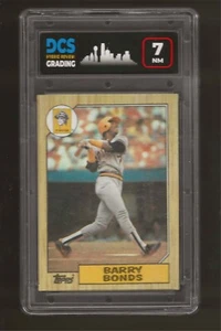 1987 TOPPS BARRY BONDS #320 DCS 7 Near MINT - Picture 1 of 2