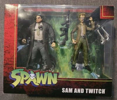 Nuevo Juego de Figuras de Acción Spawn Deluxe Sam y Twitch Juego Coleccionable McFarlane Toys Foto 1 de 4