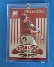 2008 Donruss Elite Extra Edition School Colors Buster Posey Autograph RC /50