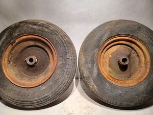 Vintage Sears Suburban SS 12 Front Rims, Bad Tires - Picture 1 of 10