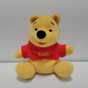 Vintage Winnie The Pooh 6" Stuffed Plush Bean Bag Toy Mattel Arcotoys - Picture 1 of 4