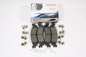 Asianautos Full Ceramic Front Brake Pads With Hardware For Ford Explorer 06-10 - Picture 1 of 4