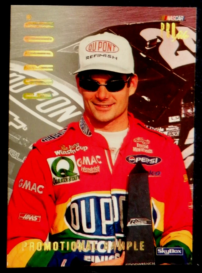 Jeff Gordon promo card, 1997 Skybox Nascar PROfile - Image 1 of 2
