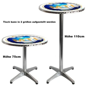 " Dart Tisch / Stehtisch Bistrotisch Tisch individuell mit Bild oder Logo - Bild 1 von 10