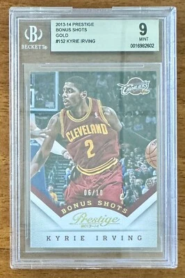 2013-14 Panini Prestige Kyrie Irving Bonus Shots Gold #152 BGS 9 ¡Como nuevo #06/10! Foto 1 de 2