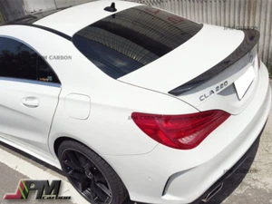M-Benz W117 CLA180 CLA200 CLA250 P2-Type Carbon Fiber Trunk Spoiler 2013-2016 - Picture 1 of 2