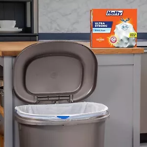 Ultra Strong Tall Kitchen Trash Bags, Unscented, 13 Gallon, - Picture 1 of 7