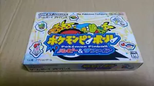 Gameboy Advance Pokemon Pinball Ruby Sapphire GBA Nintendo Japanese w/ Box - Picture 1 of 8
