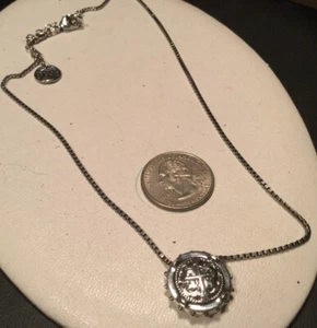 EUC BKC Barry Kielestein-Cord Necklace - Spanish Doubloon (CP21) - Picture 1 of 3
