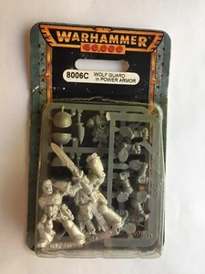 Space Wolves Wolf Guard in power armour with power sword and power fist - Picture 1 of 2