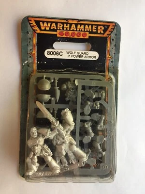 Space Wolves Wolf Guard in power armour with power sword and power fist - Image 1 of 2