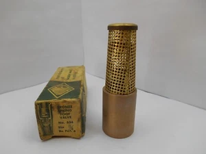 MIDWEST Well Supply Co. 3/4 Zoll Bronze Federfußventil Nr. 534 - Bild 1 von 5