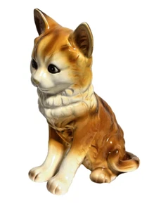 Vtg Andrea by Sadek Orange & White Cat - Persian Tabby Beautiful Eyes - Picture 1 of 21