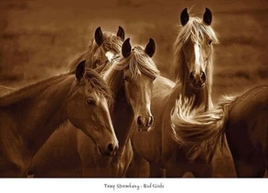 Bad Girls ART PRINT by Tony Stromberg Image Size 36" x 24" - Picture 1 of 1