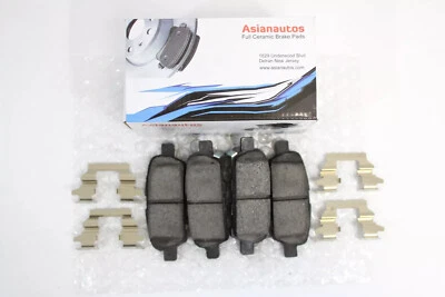 Asianautos Full Ceramic Rear Brake Pads With Hardware For Infiniti M45 2010 - Изображение 1 из 4