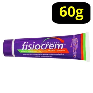 Fisiocrem Solugel 60g Temporary Relief of Muscular Aches & Pains Sore Muscles - Picture 1 of 1