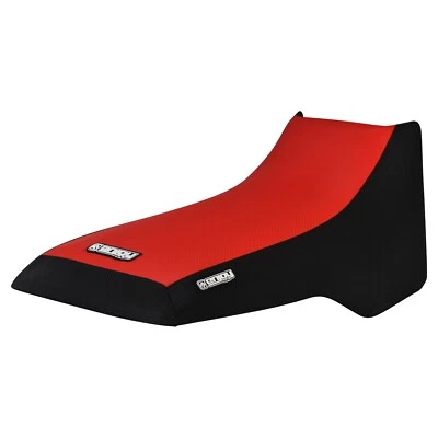 Yamaha Big Bear 350 YFM 350 1987-1999 cubierta de asiento laterales NEGROS-ROJO superior #272 Foto 1 de 4