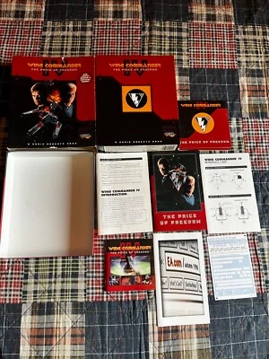 VINTAGE 1995 WING COMMANDER IV THE PRICE OF FREEDOM 6 DISC PC GAME COMPLETE - Image 1 of 4