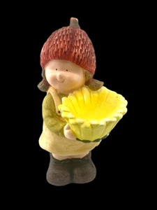 IN UND OUTDOOR DEKO " MÄDCHEN MIT SCHALE "  39 CM#   SCHMUCKJAGD - Bild 1 von 4