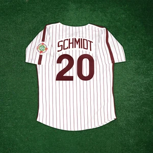 Mike Schmidt 1984 Philadelphia Phillies Cooperstown Men's Home White Jersey - Picture 1 of 10