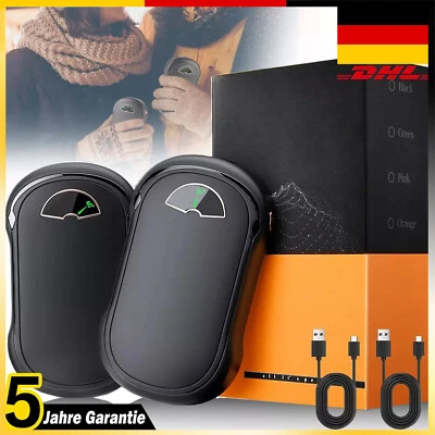 Tragbarer USB Handwärmer 10000mAh Heizung Power Bank Elektrischer Taschenwärmer - Bild 1 von 4
