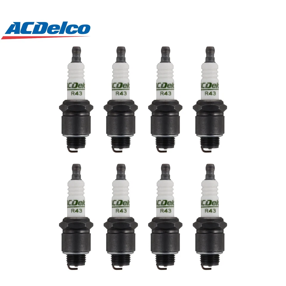 Set of 8 ACDelco R43 Conventional Spark Plug for Corvette 1958-1969 - Image 1 of 1