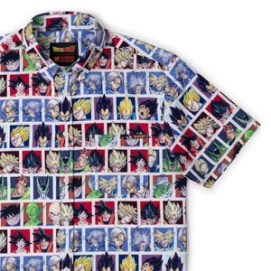 RSVLTS x Dragon Ball Z "Heroes and Enemies" Short Sleeve Shirt Size 4X New - Picture 1 of 10