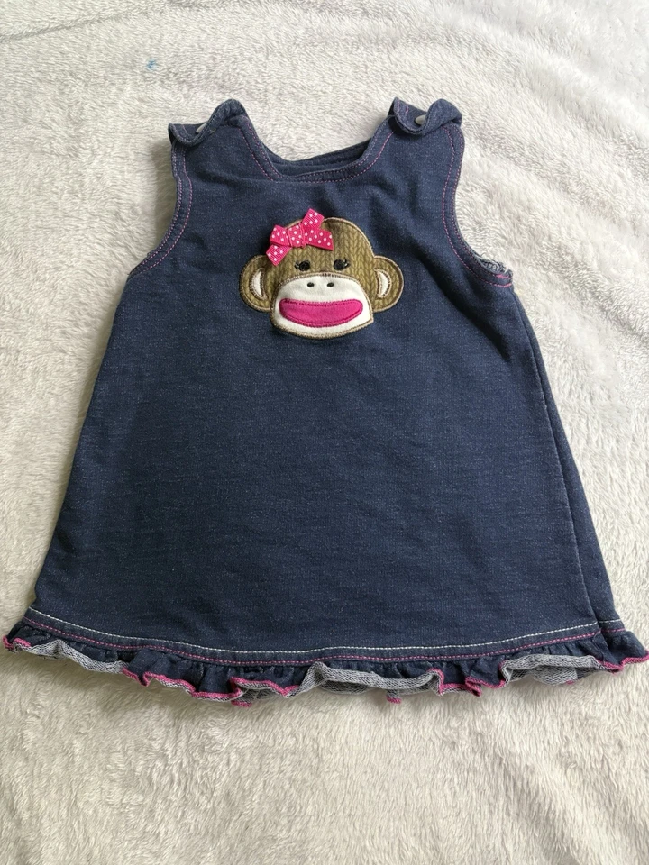 Vestido Baby Starters Bebé Niña 6 Meses Mono Pullover Poliéster Algodón Ajuste Foto 1 de 4