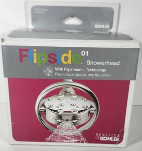 Cabezal de ducha Kohler Flipside cromado pulido con tecnología Flipstream 15996-CP NUEVO - Imagen 1 de 8