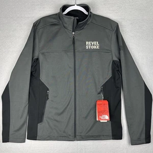Giacca a vento The North Face Ridgeline Soft Shell nuova con etichetta uomo Med full zip grigia - Foto 1 di 15