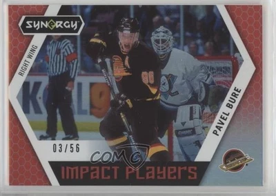 2017-18 Upper Deck Synergy Impact Players Red 3/56 Pavel Bure #IP-11 HOF - Image 1 of 3