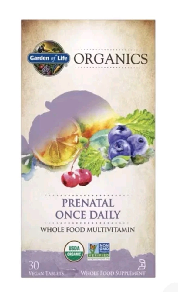 Garden of Life Mykind Organics Prenatal Once Daily Tablet 30 Count