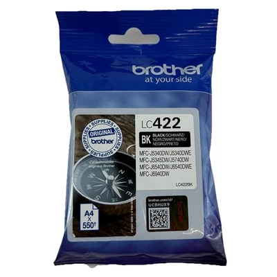 Official Brother LC422 Black Original Ink Cartridge 2025 03 Dated Brand New - Image 1 of 4