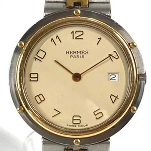 HERMES Olympia Two-tone men's watch Wristwatch SS Silver/Gold - Bild 1 von 13