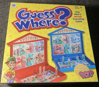 Guess Where? Board Game - Milton Bradley 2004 99% Complete - Image 1 of 4